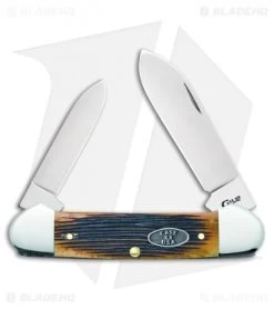 Case Cutlery Canoe Traditional Pocket Knife 3.625" Antique Bone 25156