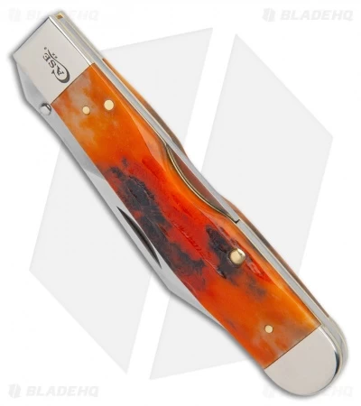 Case Cheetah Pocket Knife 4.375" Autumn Bone Jig (611101/2L SS) 52137 4 Case Cheetah Pocket Knife 4.375" Autumn Bone Jig (611101/2L SS) 52137 - Image 2