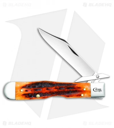 Case Cheetah Pocket Knife 4.375" Autumn Bone Jig (611101/2L SS) 52137 3 Case Cheetah Pocket Knife 4.375" Autumn Bone Jig (611101/2L SS) 52137