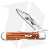 Case Cheetah Lockback Knife 4.375" Harvest Orange Bone (6111 1/2 SS) 7399 -Knives Shop Case Cheetah LB Harvest Orange Bone SS 7399 BHQ 13672 jr
