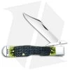 Case Cheetah Pocket Knife 4.375" Olive Green Bone Russell (6111 1/2L SS) 13285 -Knives Shop Case Cheetah Olive Green Bone Russell SS 13285 BHQ 108128 jr