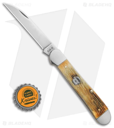 Case Copperhead Pocket Knife Burnt Cream Bone Barnboard Jig (3" Polish) 36727 6 Case Copperhead Pocket Knife Burnt Cream Bone Barnboard Jig (3" Polish) 36727 - Image 4