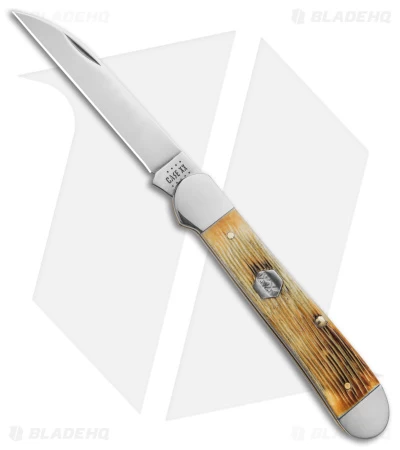 Case Copperhead Pocket Knife Burnt Cream Bone Barnboard Jig (3" Polish) 36727 3 Case Copperhead Pocket Knife Burnt Cream Bone Barnboard Jig (3" Polish) 36727