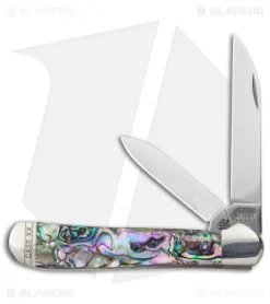 Case Copperhead Traditional Pocket Knife 3.875" Abalone 12023