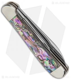 Case Copperhead Traditional Pocket Knife 3.875" Abalone 12023 -Knives Shop Case Copperhead Pocket Abalone 12023 BHQ 121932 jr side