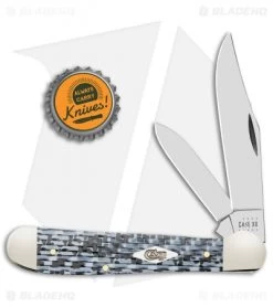 Case Copperhead Pocket Knife 3.875" Black And White Carbon Fiber 38930 -Knives Shop Case Copperhead Pocket Knife Black and White CF SS BHQ 122527 jr bottlecap
