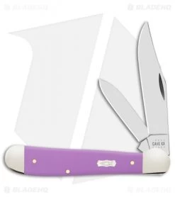 Case Copperhead Pocket Knife 3.875" Lilac Ichthus 39161