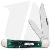 Case Copperhead Pocket Knife 3.875" Pocket Worn Bermuda Green Bone 09788 -Knives Shop Case Copperhead Pocket Knife Pocket Worn Bermuda Green Bone SS BHQ 121920 jr