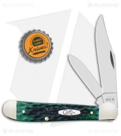 Case Copperhead Pocket Knife 3.875" Pocket Worn Bermuda Green Bone 09788 -Knives Shop Case Copperhead Pocket Knife Pocket Worn Bermuda Green Bone SS BHQ 121920 jr bottlecap