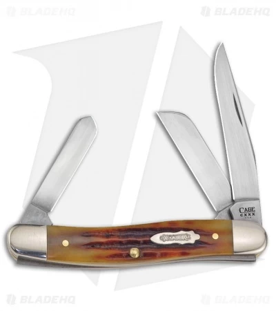 Case Cutlery 130th Anniversary Medium Stockman 3.625" Aged Bone 3 Case Cutlery 130th Anniversary Medium Stockman 3.625" Aged Bone