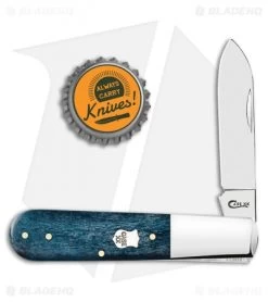 Case Cutlery Barlow Mediterranean Blue Smooth Bone (61009 SS) 11195 5 Case Cutlery Barlow Mediterranean Blue Smooth Bone (61009 SS) 11195 -Knives Shop Case Cutlery Barlow Mediterranean Blue 11195 BHQ 102718 jr bottlecap