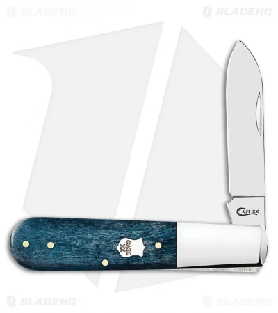 Case Cutlery Barlow Mediterranean Blue Smooth Bone (61009 SS) 11195 3 Case Cutlery Barlow Mediterranean Blue Smooth Bone (61009 SS) 11195