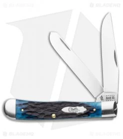 Case Cutlery Trapper Peach Seed Jigged Denim Blue Bone (6254 SS)