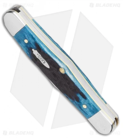 Case Half Whittler Pocket Knife 3.25" Blue Rogers Corn Cob Bone (6208 SS) 02862 4 Case Half Whittler Pocket Knife 3.25" Blue Rogers Corn Cob Bone (6208 SS) 02862 - Image 2