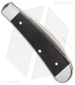 Case Sway Back Pocket Knife 3.125" Double Black Canvas Laminate (TB101117 SS) 8 Case Sway Back Pocket Knife 3.125" Double Black Canvas Laminate (TB101117 SS) -Knives Shop Case Cutlery Bose Double Black Canvas 10664 BHQ 115041 LS Side