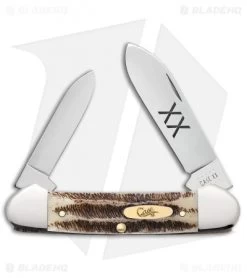 Case Cutlery Canoe Pocket Knife 3.625" Vintage Bone (62131 SS) 25962