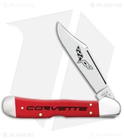 Case Cutlery CopperLock Chevrolet Pocket Knife 3.6" Embellished Red Synthetic