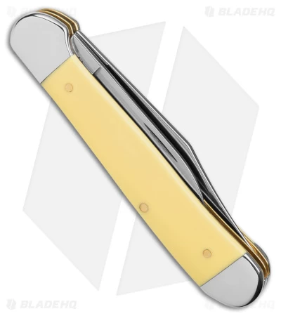 Case Cutlery Copperhead Knife Yellow Synthetic (3" 3249 CV) 5 Case Cutlery Copperhead Knife Yellow Synthetic (3" 3249 CV) - Image 3