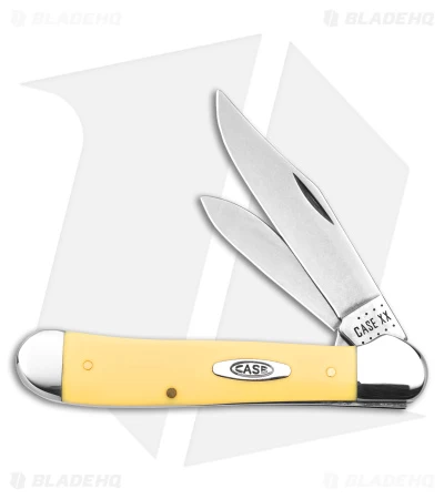 Case Cutlery Copperhead Knife Yellow Synthetic (3" 3249 CV) 3 Case Cutlery Copperhead Knife Yellow Synthetic (3" 3249 CV)