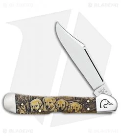 Case Cutlery CopperLock Ducks Unlimited Pocket Knife 4" Natural Bone (61549L SS)