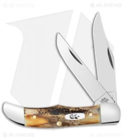 Case Pocket Hunter Knife 2.75" Genuine Stag (52165 SS) 05621