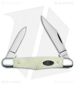 Case Cutlery Half Whittler Pocket Knife 3.25" Smooth Natural Bone (6208 CV)