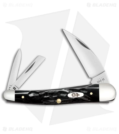 Case Seahorse Whittler Knife 4" Jigged Rough Black Synthetic (6355WH SS) 18236 3 Case Seahorse Whittler Knife 4" Jigged Rough Black Synthetic (6355WH SS) 18236