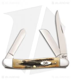 Case Cutlery Medium Stockman Traditional Knife 3.25" Bonestag (6.5318 SS) 03578