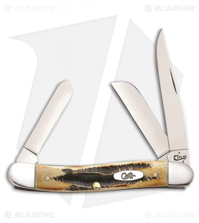 Case Cutlery Medium Stockman Traditional Knife 3.25" Bonestag (6.5318 SS) 03578 3 Case Cutlery Medium Stockman Traditional Knife 3.25" Bonestag (6.5318 SS) 03578