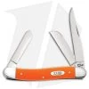Case Cutlery Medium Stockman Traditional Knife 3.625" Orange (4318 SS) 80509 -Knives Shop Case Cutlery Medium Stockman Orange BHQ 81840 er