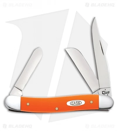 Case Cutlery Medium Stockman Traditional Knife 3.625" Orange (4318 SS) 80509 3 Case Cutlery Medium Stockman Traditional Knife 3.625" Orange (4318 SS) 80509