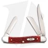 Case Cutlery Medium Stockman Traditional Knife 3.625" Red Bone (6318 CV) 06999 -Knives Shop Case Cutlery Medium Stockman Red Bone BHQ 81708 er
