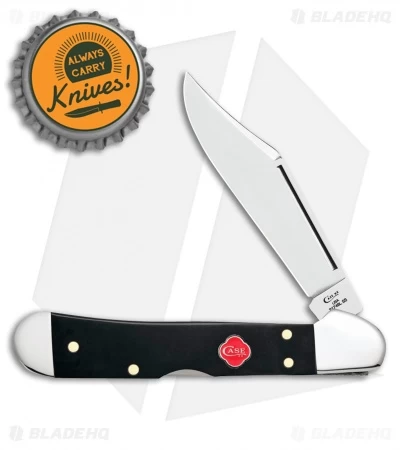 Case Cutlery Mini Copperlock Knife 3.625" Black Synthetic (21749L SS) 31272 6 Case Cutlery Mini Copperlock Knife 3.625" Black Synthetic (21749L SS) 31272 - Image 4