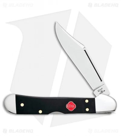 Case Cutlery Mini Copperlock Knife 3.625" Black Synthetic (21749L SS) 31272 3 Case Cutlery Mini Copperlock Knife 3.625" Black Synthetic (21749L SS) 31272