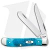 Case Cutlery Mini Trapper 3.50" Sawcut Caribbean Blue Bone (73032 SS) 23361 -Knives Shop Case Cutlery Mini Trapper Caribbean Blue Bone SS 23361 BHQ 93849 jr
