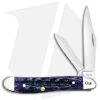 Case Cutlery Peanut Pocket Knife 2.125" Purple Bone (6220 SS)