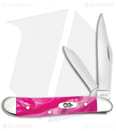 Case Cutlery Peanut Pocket Knife 2.125" Pink Pearl Kirinite (10220 SS) 3 Case Cutlery Peanut Pocket Knife 2.125" Pink Pearl Kirinite (10220 SS)