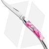Case Small Texas Toothpick 3.00" Pink Pearl Kirinite (1010096 SS) -Knives Shop Case Cutlery Pink Pearl Kirinite Smoot 17862 BHQ 116168 LS