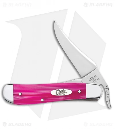 Case Russlock Liner Lock Knife 4.25" Pink Pearl Kirinite (101953L SS) 3 Case Russlock Liner Lock Knife 4.25" Pink Pearl Kirinite (101953L SS)