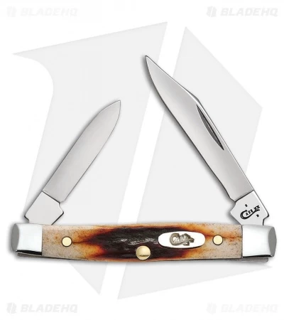 Case Cutlery Small Pen Traditional Knife 2.625" Red Stag (R5233 SS) 09581 3 Case Cutlery Small Pen Traditional Knife 2.625" Red Stag (R5233 SS) 09581
