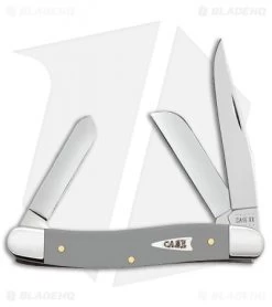 Case Cutlery Medium Stockman Pocket Knife 3.625" Synthetic Gray (4318 SS)