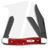 Case Cutlery Stockman Pocket Knife 3.875" Old Red Bone (Black PVD 6347 SS)