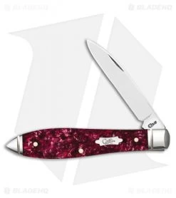 Case Cutlery Tear Drop Knife Burgundy Kiriniteâ¢ (TB101028 SS) 23182