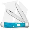 Case Cutlery Trapper Pocket Knife 3.25" Caribbean Blue Bone (6254 SS) -Knives Shop Case Cutlery Trapper Caribbean Blue Bone BHQ 116896 jr
