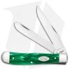 Case Cutlery Trapper Pocket Knife 4.125" Christmas Green Kirinite 2 Case Cutlery Trapper Pocket Knife 4.125" Christmas Green Kirinite -Knives Shop Case Cutlery Trapper Christmas Green BHQ 104342 jr