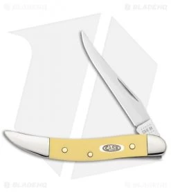 Case Small Texas Toothpick Knife 3.00" Yellow Synthetic (310096 CV)