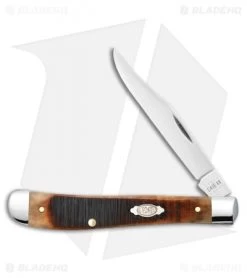 Case Dark Molasses Bone Sawcut Jig Slimeline Trapper (61048 SS)