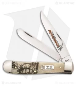 Case Elk Trapper Knife 4.125" White Bone (6254 SS) 50438