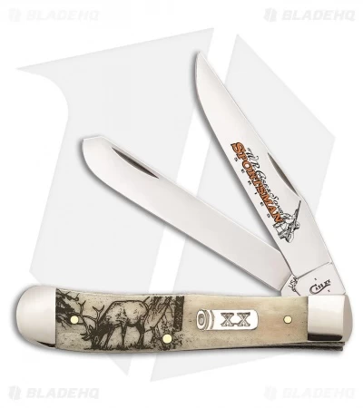 Case Elk Trapper Knife 4.125" White Bone (6254 SS) 50438 3 Case Elk Trapper Knife 4.125" White Bone (6254 SS) 50438