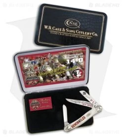 Case Florida State National Champs Stockman Traditional Knife 3.5" Cracked Ice